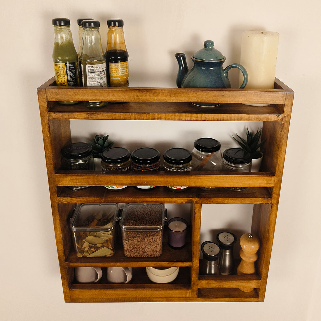 BRISTOL Wooden Kitchen Storage Rack