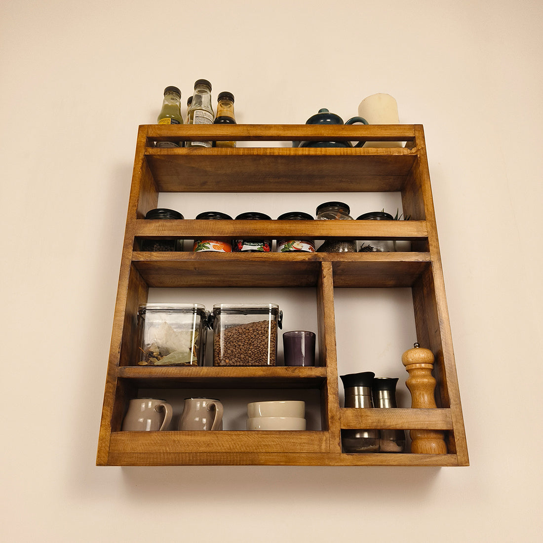 BRISTOL Wooden Kitchen Storage Rack -OUCH CART | Kitchen rack