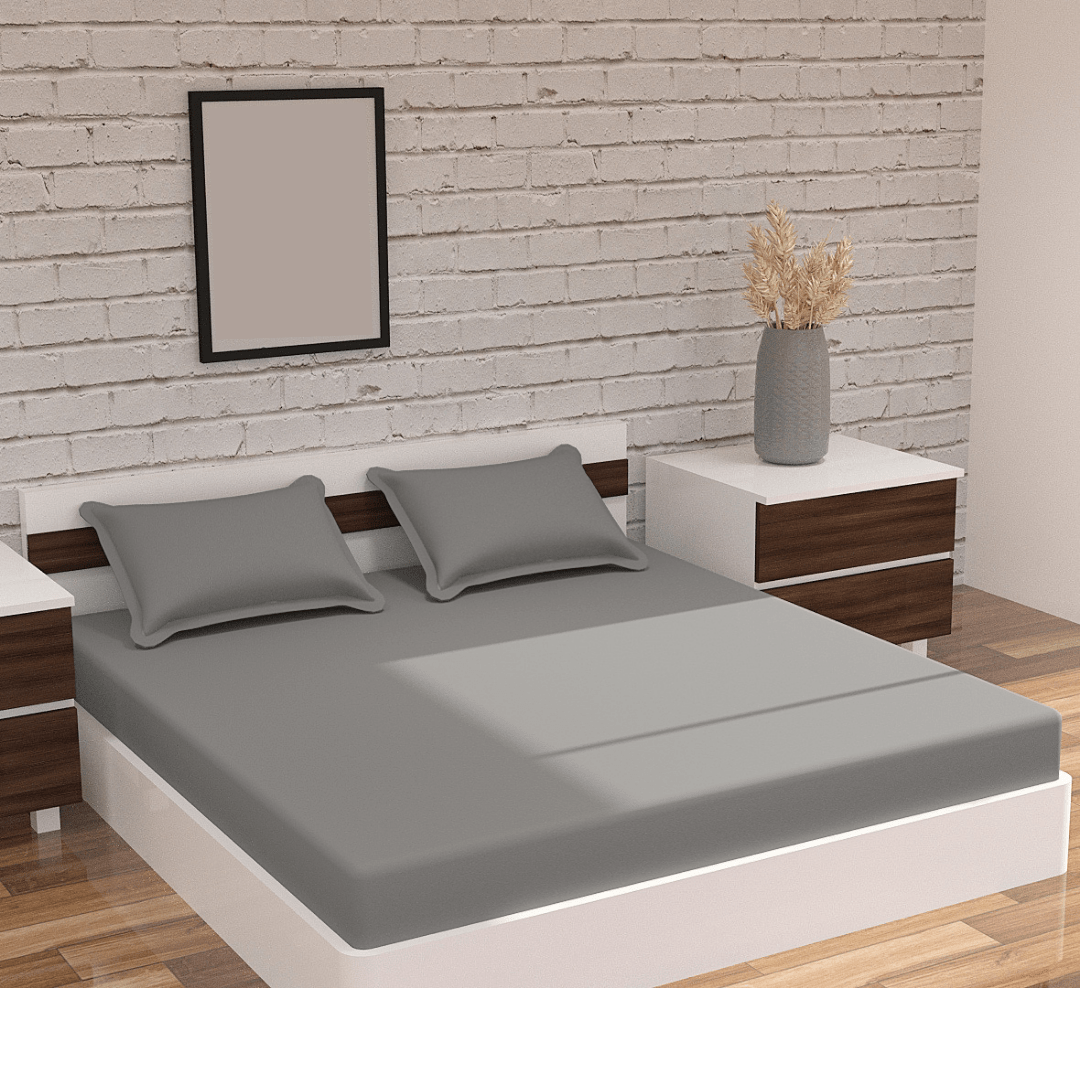 Formal Grey Bedding Set