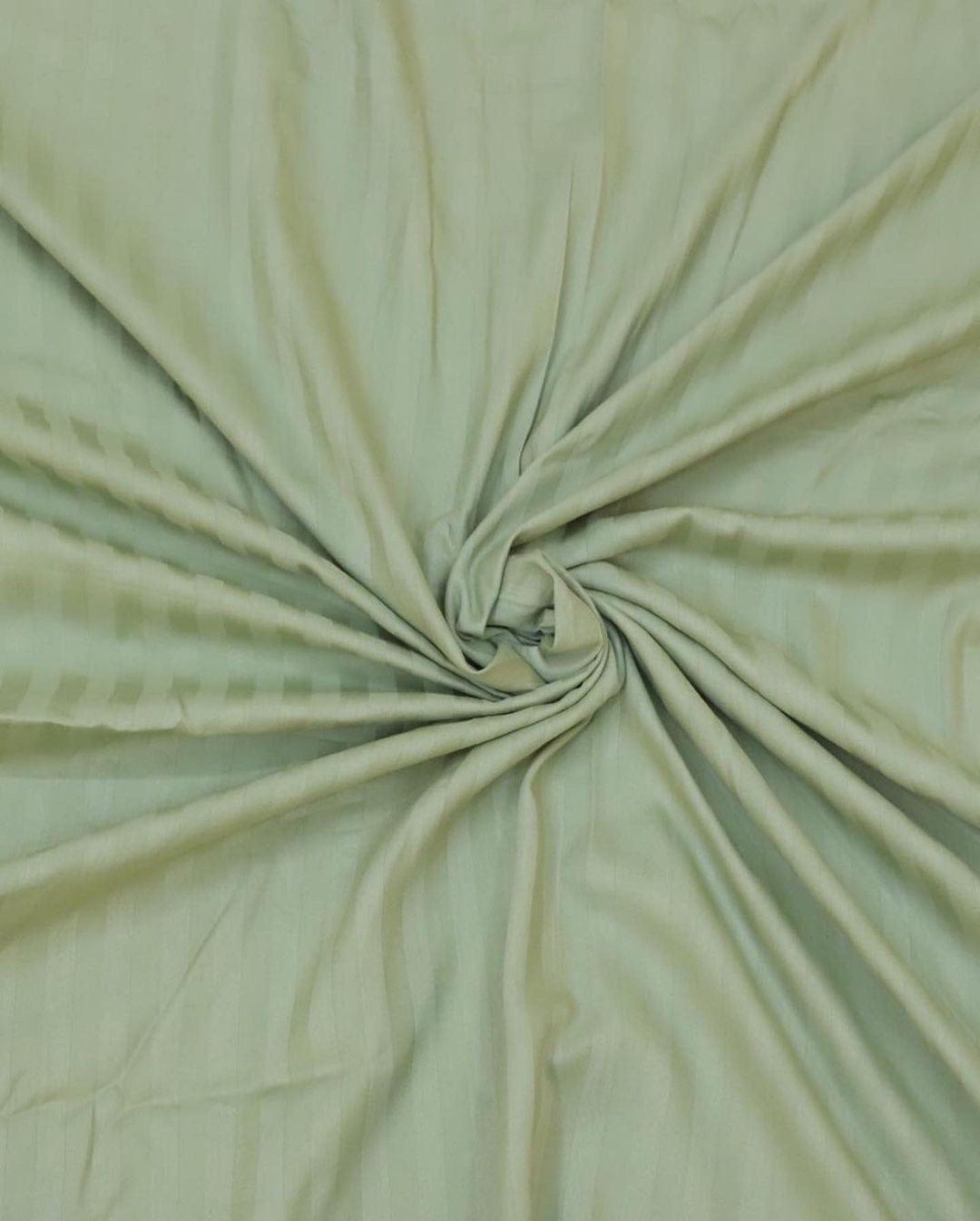 Moss Gray Striped Bedding Set - Ouch Cart