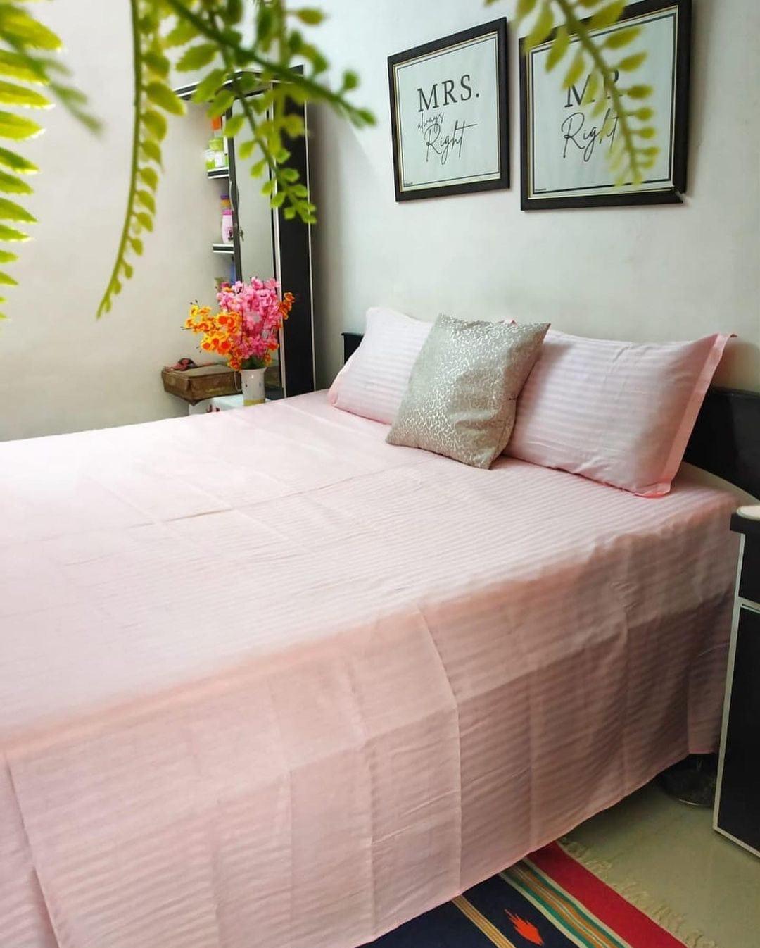 Mary’s Rose Striped Bedding Set - Ouch Cart