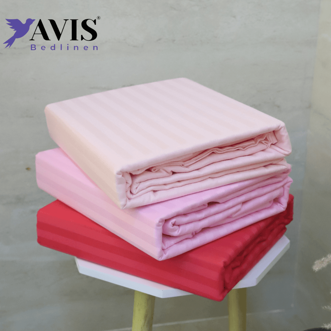 Mary’s Rose Striped Bedding Set - Ouch Cart