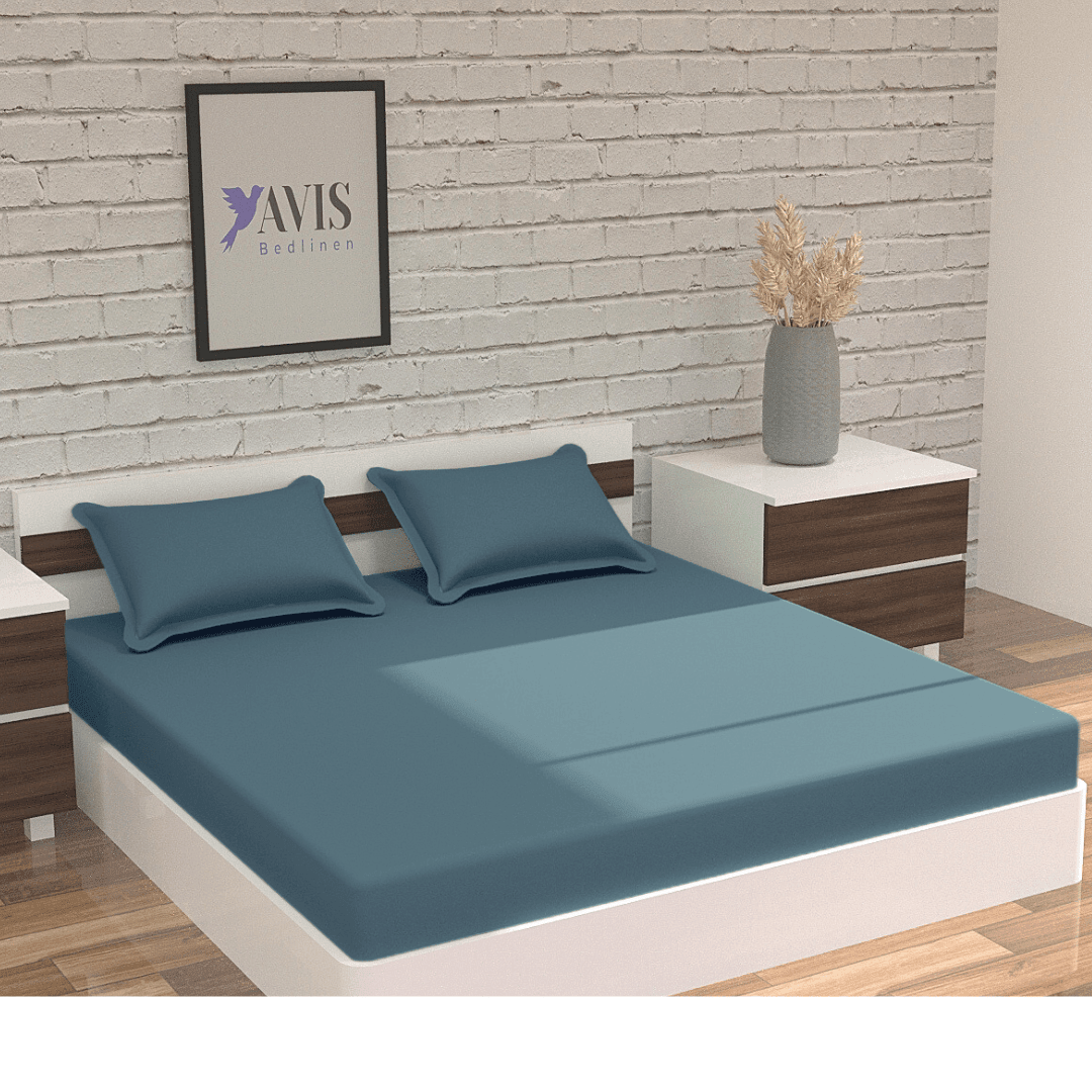 Smoke Blue Bedding Set - Ouch Cart