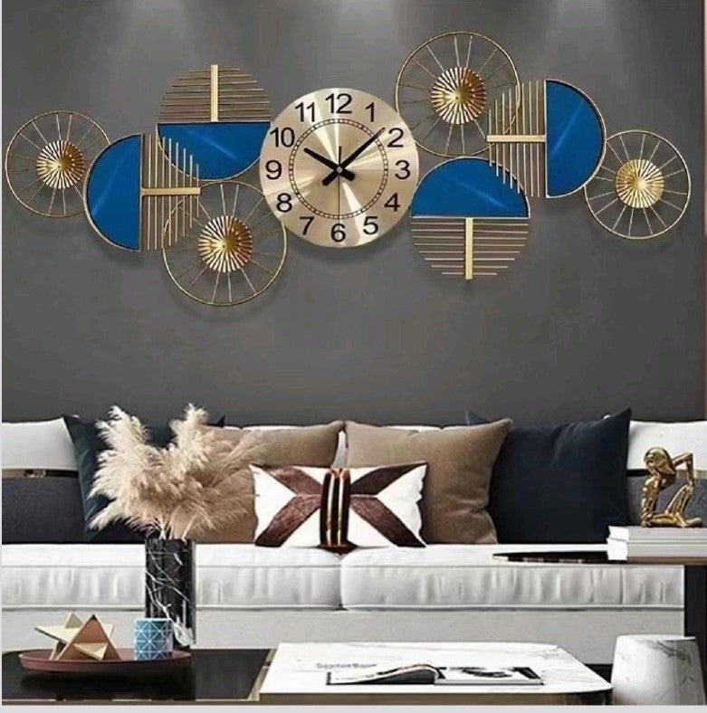 Four Wheels Wallclock 30*10 Inch Dial Size 8Inch NS ENTERPRISES