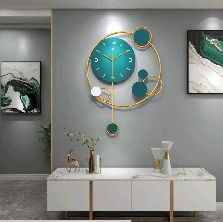 Five Rings Clock 24Inch N.R.HOMESDECOR
