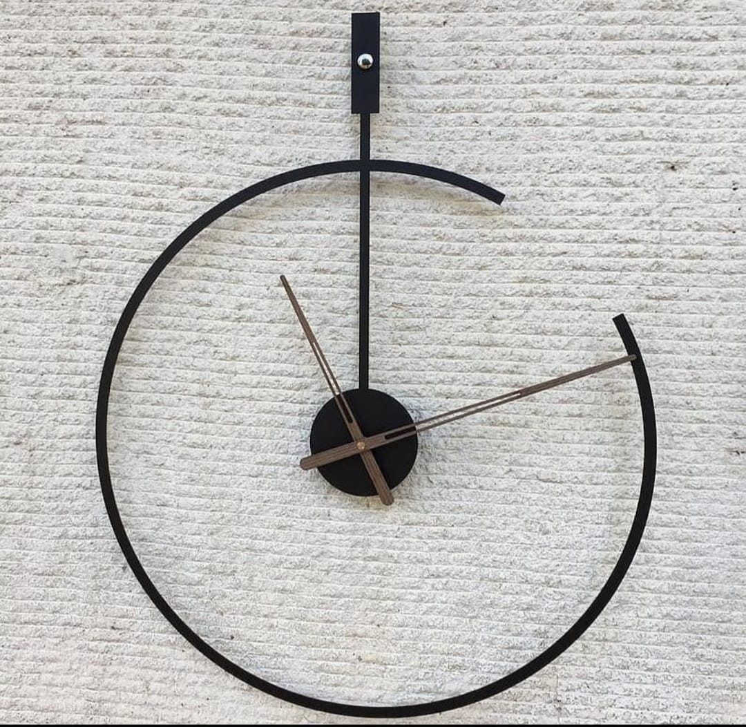 Half Ring Clock N.R.HOMESDECOR