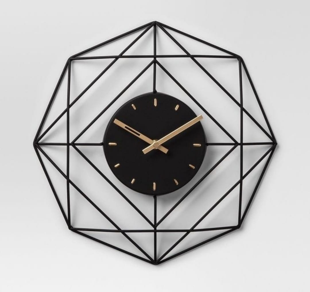 Designer Octagone Wall Clock N.R.HOMESDECOR