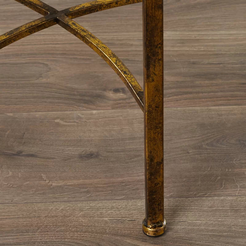 Zoey Glass Top Console Table Ouch Cart