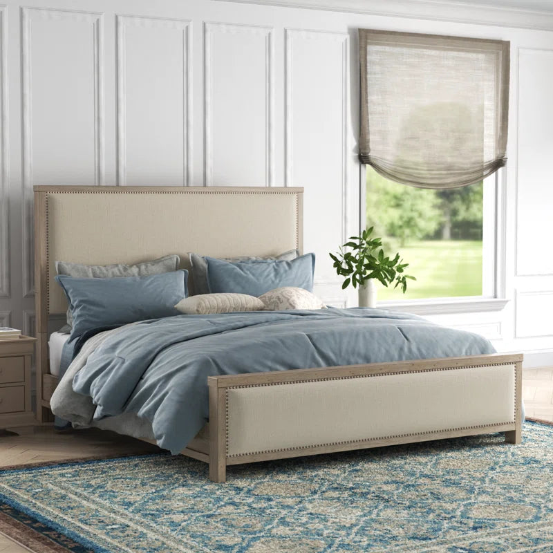 Barksdale Solid Wood Standard Bed OUCH CART