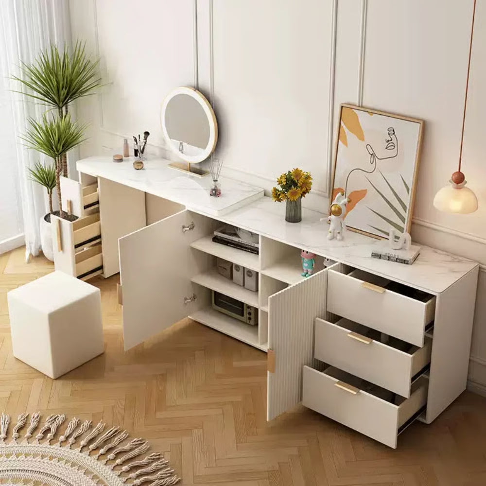 Bartlet Dressing Table without Mirror – Modern Makeup Organizer