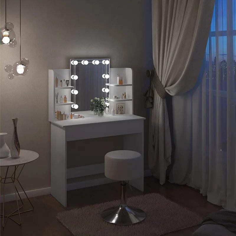 Amelia ressing Table with Mirror - Ouch Cart