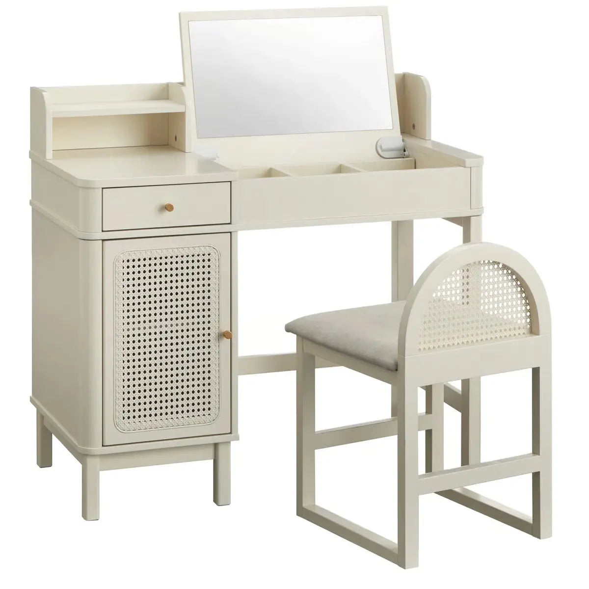 Bayview Vanity Desk and Stool
-OUCH CART |Dressing table