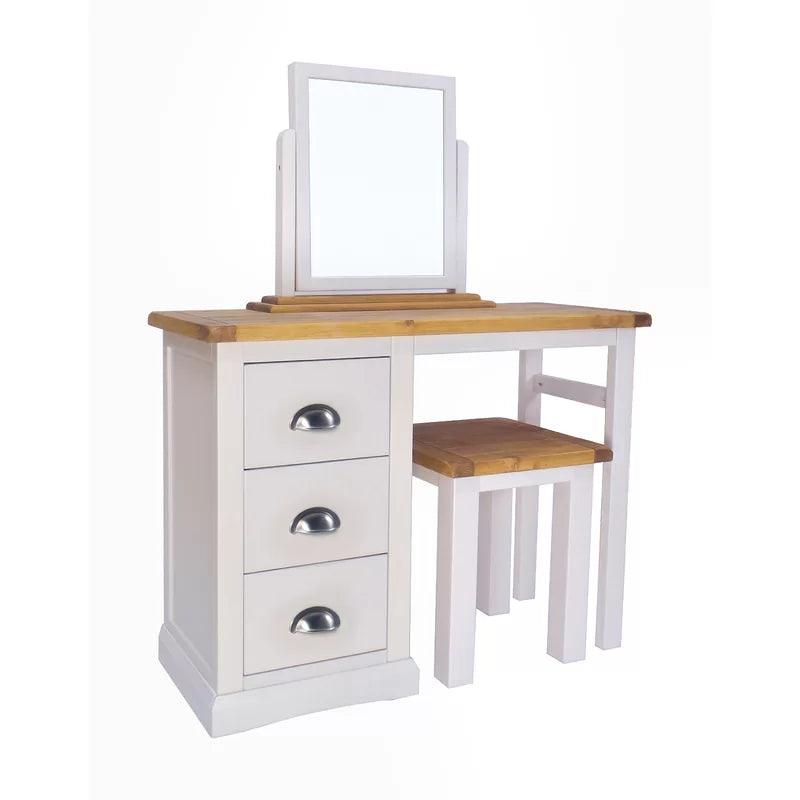 Martina Dressing Table with Mirror - Ouch Cart