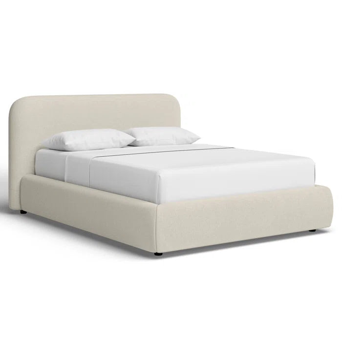 The Bella Upholstered Platform Bed for a Dreamy Bedroom Escape OUCH CART