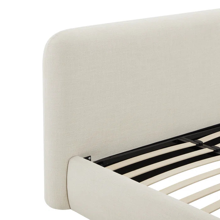 The Bella Upholstered Platform Bed for a Dreamy Bedroom Escape OUCH CART