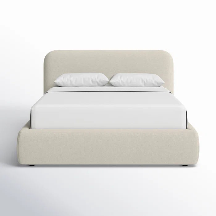 The Bella Upholstered Platform Bed for a Dreamy Bedroom Escape OUCH CART