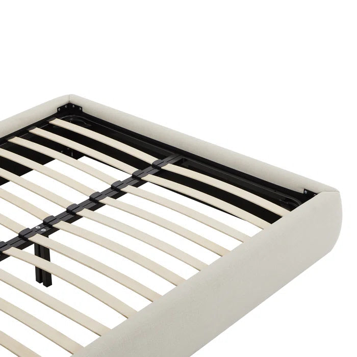 The Bella Upholstered Platform Bed for a Dreamy Bedroom Escape OUCH CART