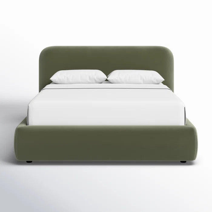 The Bella Upholstered Platform Bed for a Dreamy Bedroom Escape OUCH CART