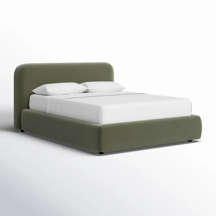 The Bella Upholstered Platform Bed for a Dreamy Bedroom Escape OUCH CART