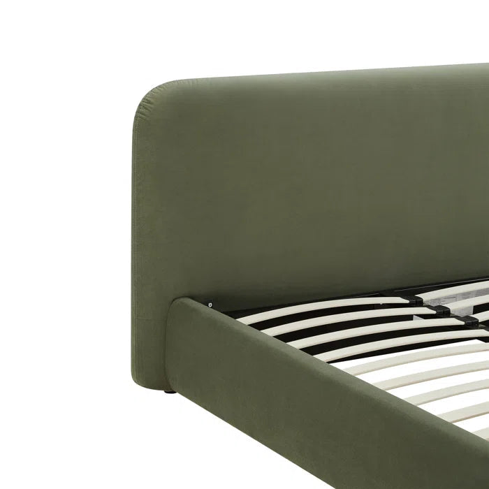 The Bella Upholstered Platform Bed for a Dreamy Bedroom Escape OUCH CART