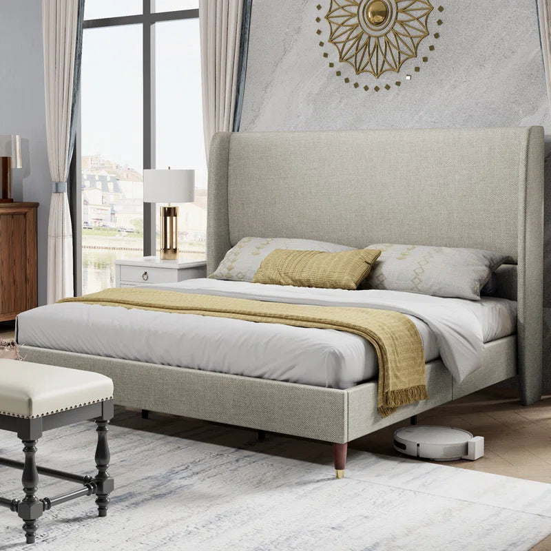 Belo Upholstered Platform Bed OUCH CART
