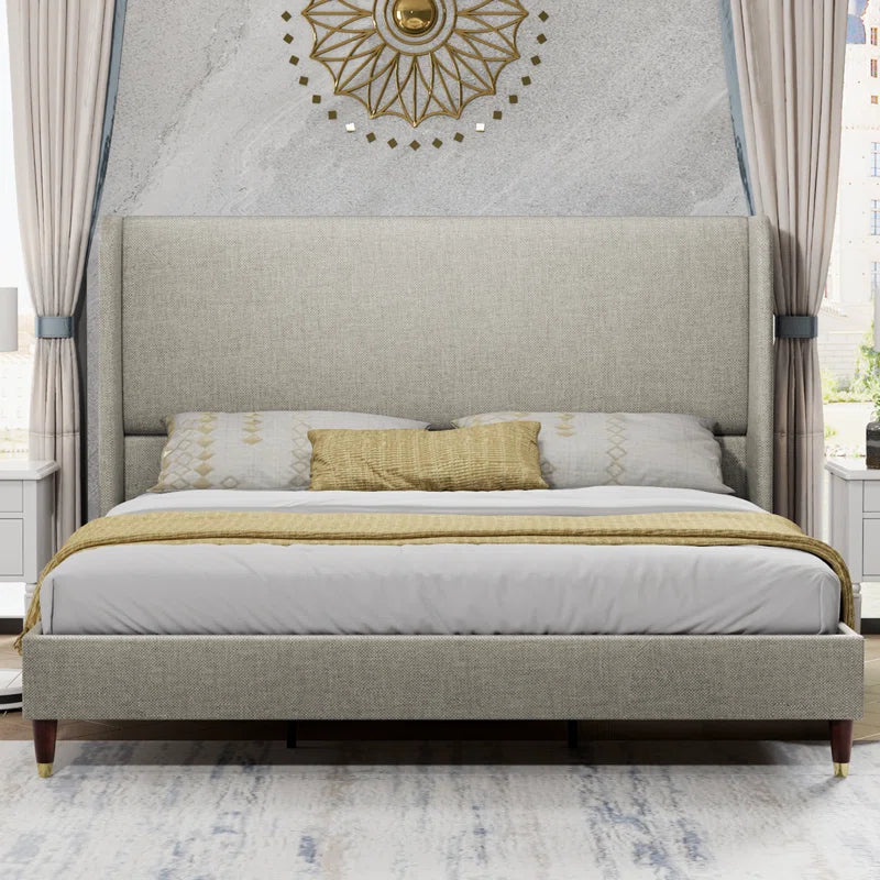 Belo Upholstered Platform Bed OUCH CART