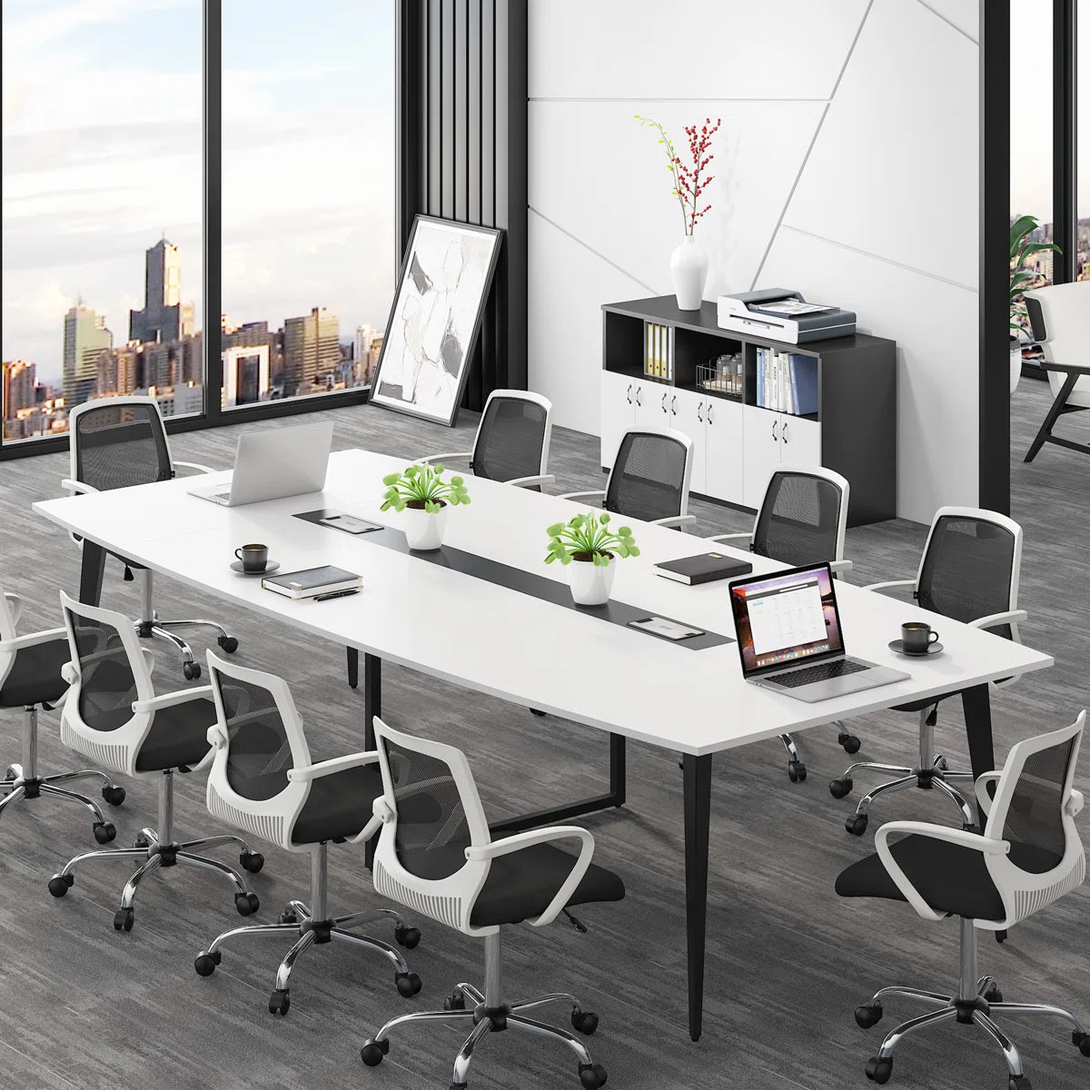 Billey 94.48'' Rectangle Conference Table