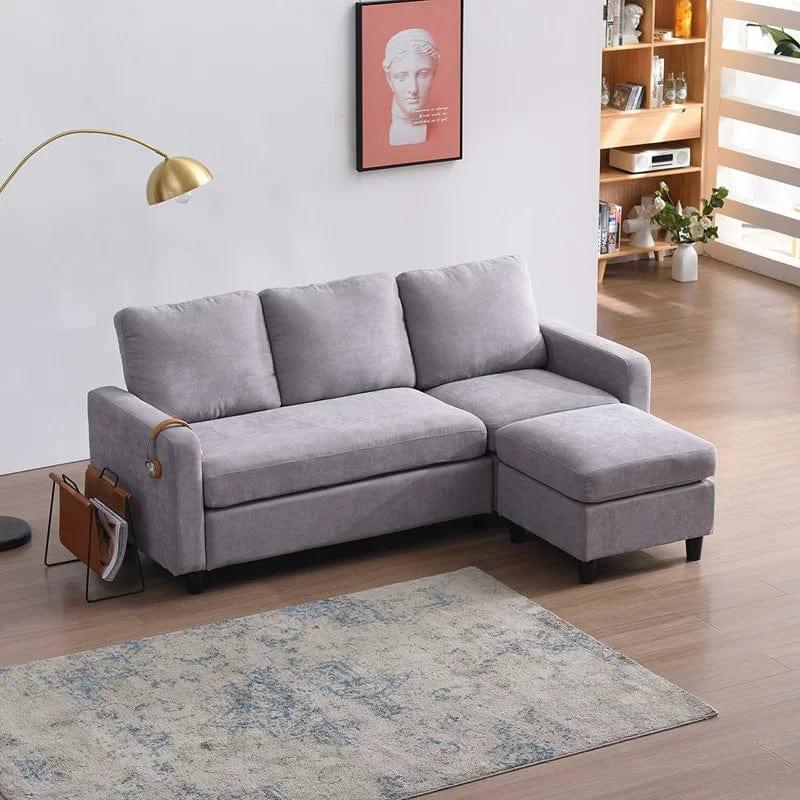 Billups 2 - Piece Upholstered Corner Sofa Chaise - Ouch Cart