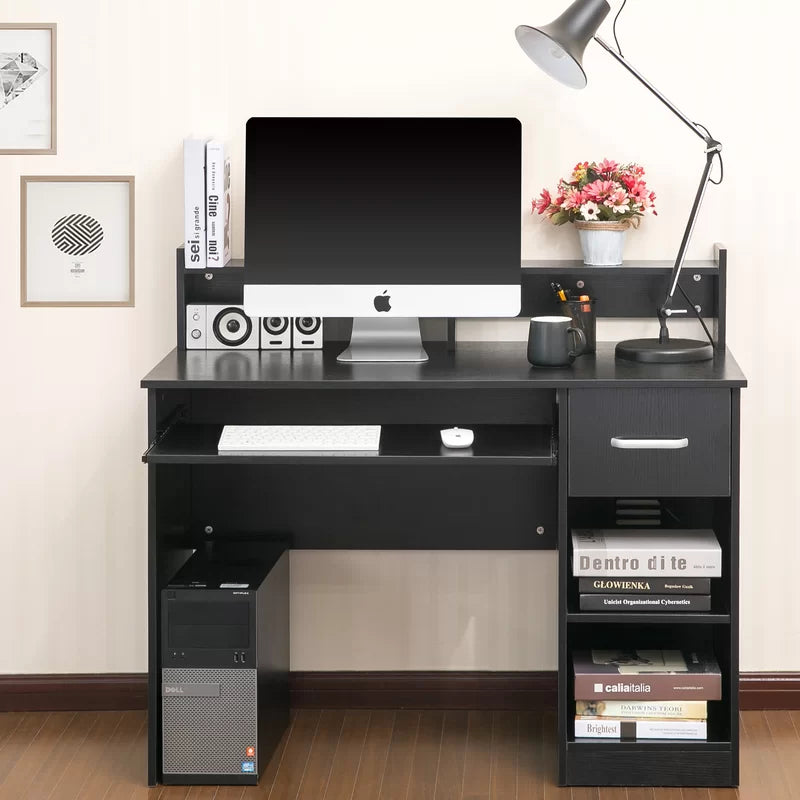 Streamlined Success: The Computer Desk" ouch cart
