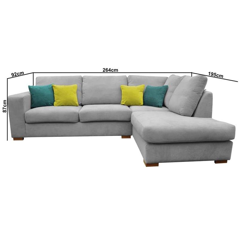 Brantwood 2 - Piece Upholstered Corner Sofa - Ouch Cart