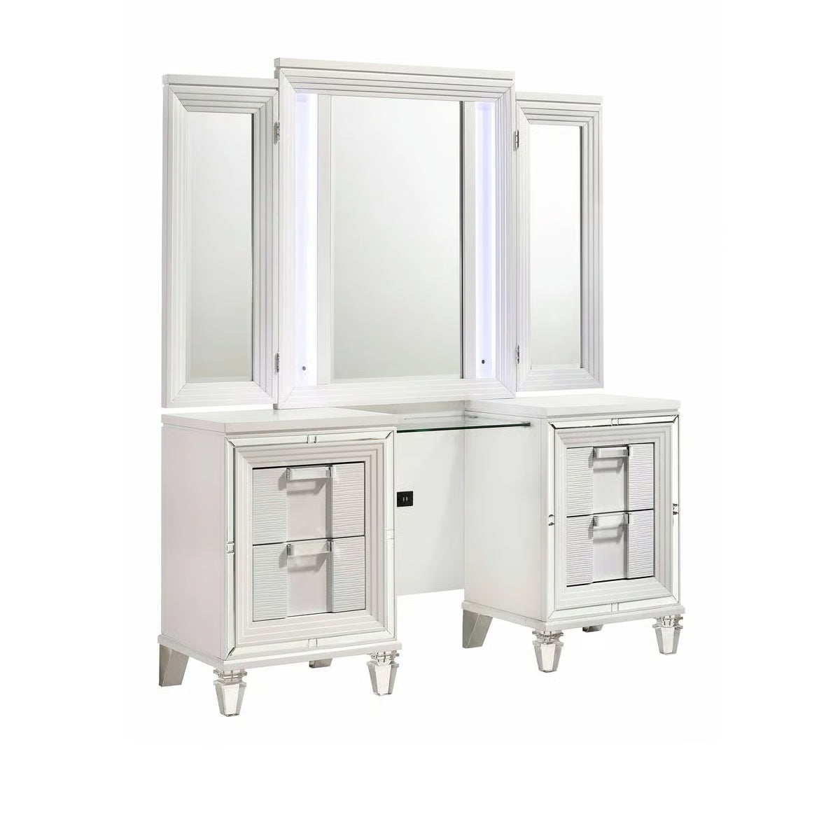 Luxury Bridgnorth Vanity Set of 3 – Modern Bedroom Makeup Tables