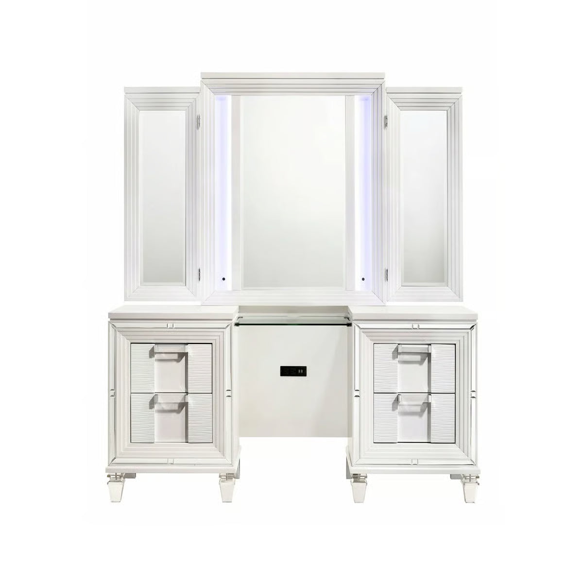 Luxury Bridgnorth Vanity Set of 3 – Modern Bedroom Makeup Tables-OUCH CART |Dressing table