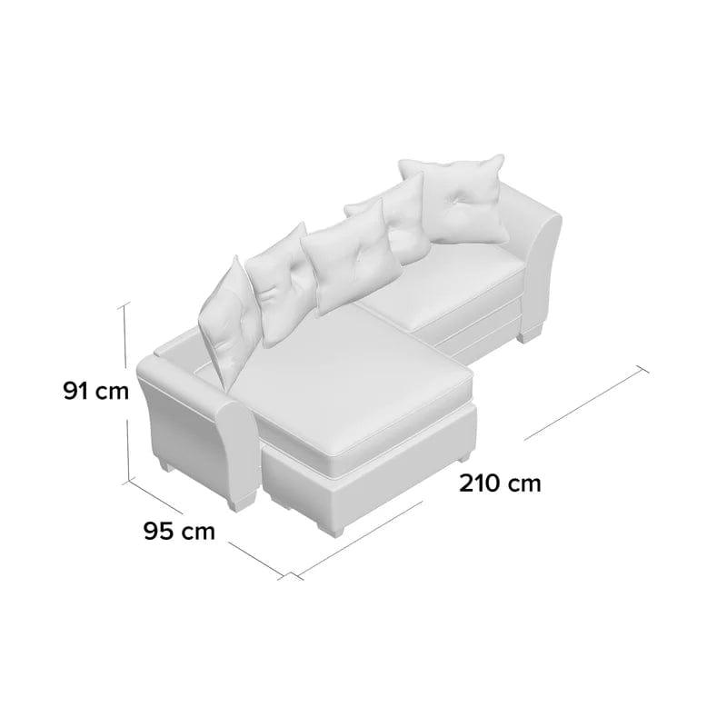 Brynlee Upholstered Corner Sofa - Ouch Cart