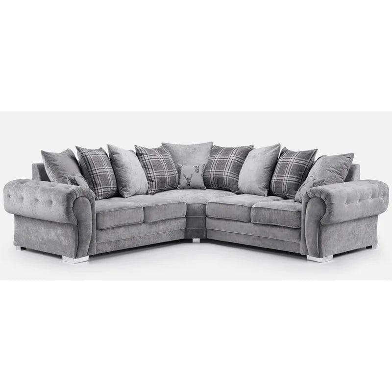 Bunnell 3 - Piece Upholstered Corner Sofa - Ouch Cart