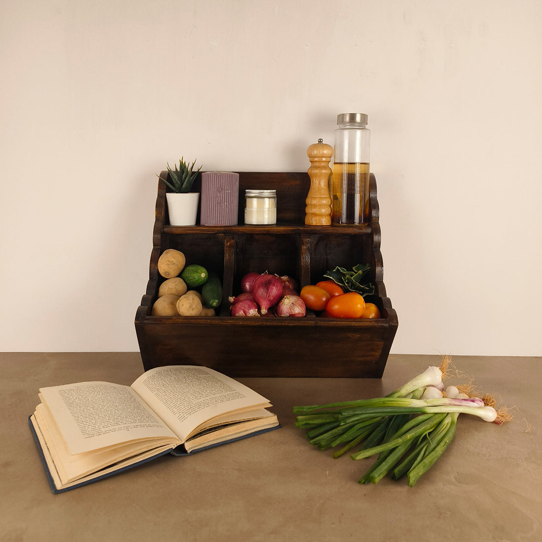 CHARLOTTE Kitchen Countertop Organiser-OUCH CART | Kitchen rack