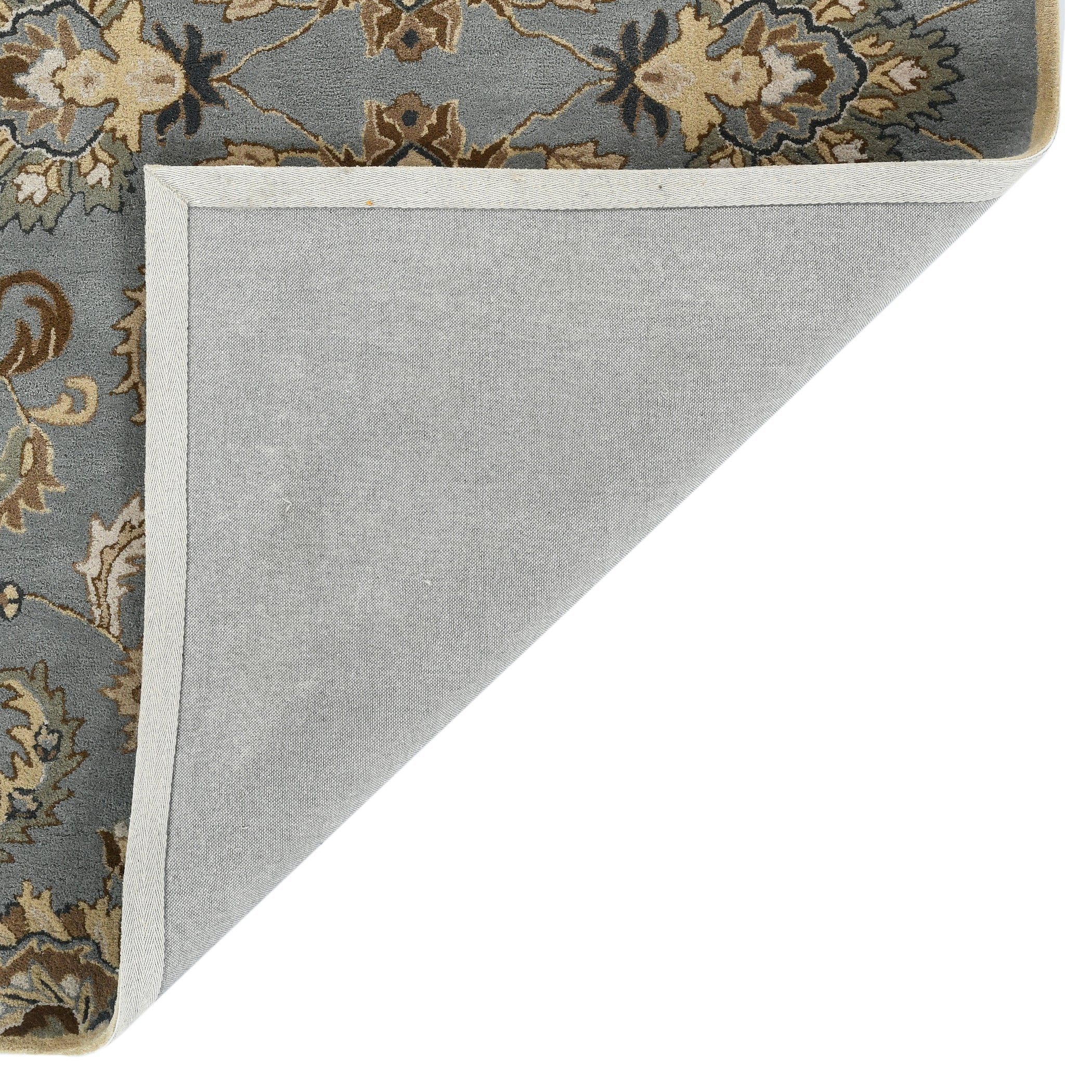 Luxury Handcrafted Floral Area Rug - 4x6, Premium 100% New Zealand Wool, Anti-Skid & Anti Slip Carpet , Ideal for Bedroom, Living Room, and Dining Room, Kids Room, Office | Saraswati Global Rug