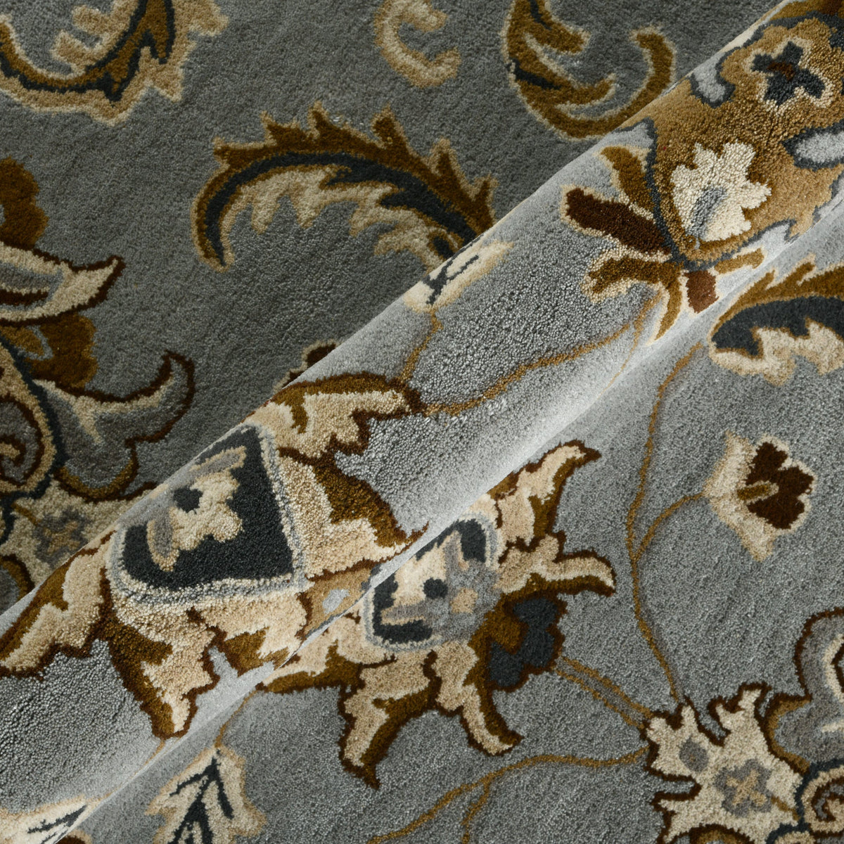 Luxury Handcrafted Floral Area Rug - 4x6, Premium Wool, Anti-Skid & Anti Slip Cotton Backing Carpet , Ideal for Bedroom, Living Room, and Dining Room, Kids Room, Office | Saraswati Global Rug Saraswati Global