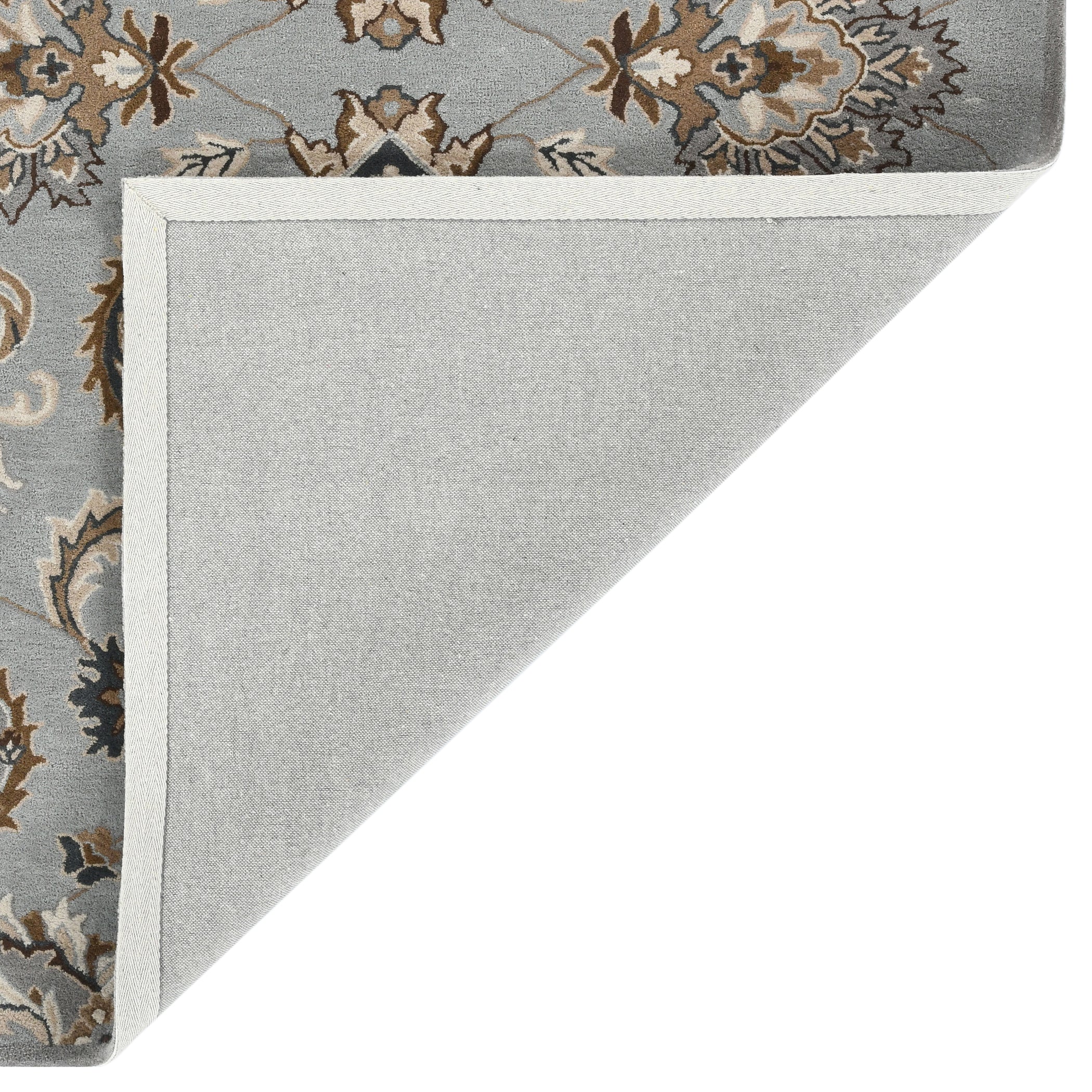 Luxury Handcrafted Floral Area Rug - 4x6, Premium Wool, Anti-Skid & Anti Slip Cotton Backing Carpet , Ideal for Bedroom, Living Room, and Dining Room, Kids Room, Office | Saraswati Global Rug