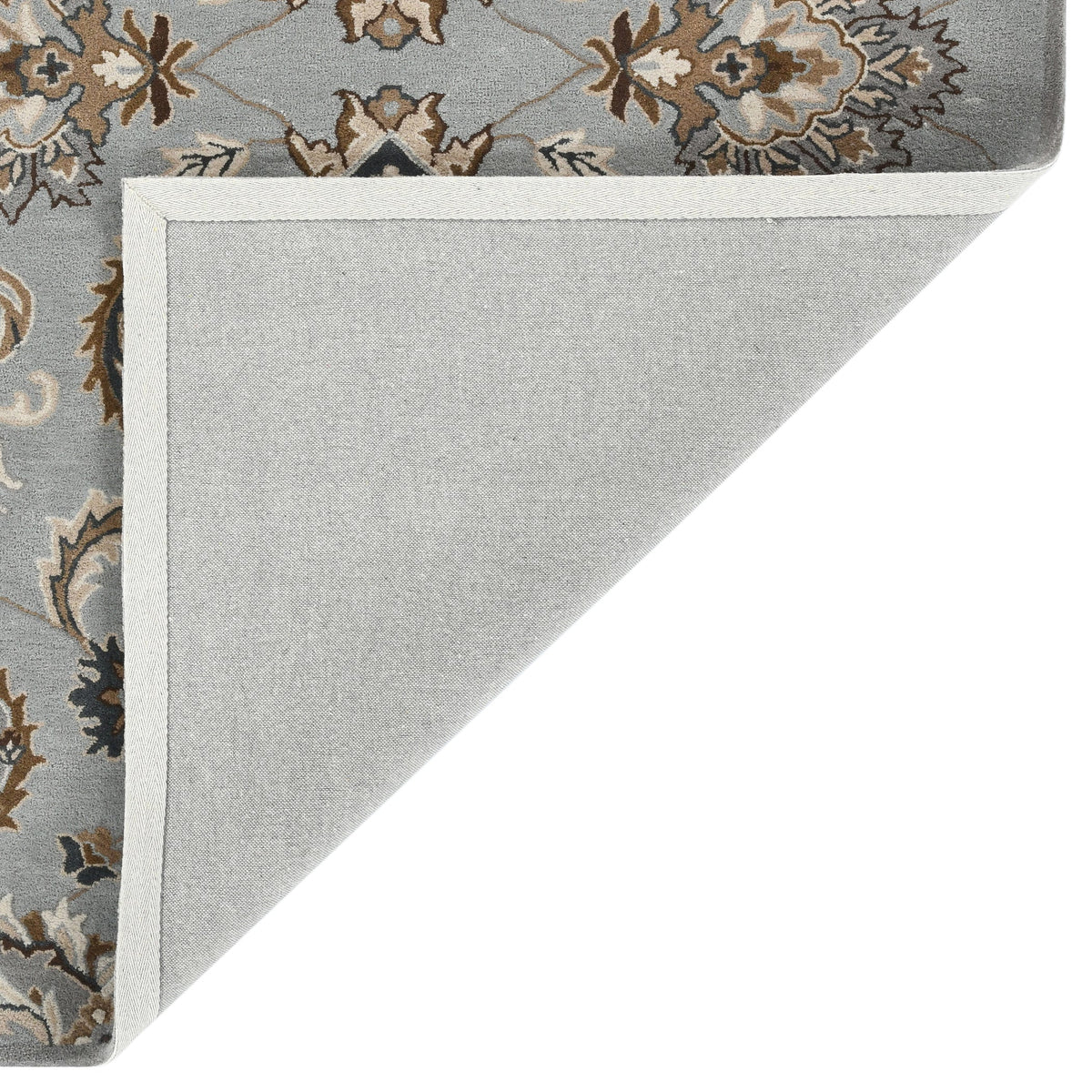 Saraswati Global Rug Luxury Handcrafted Floral Area Rug - 8x10 Feet, Premium Wool, Anti-Skid & Anti Slip Cotton Backing Carpet , Ideal for Bedroom, Living Room, and Dining Room, Kids Room, Office. Saraswati Global