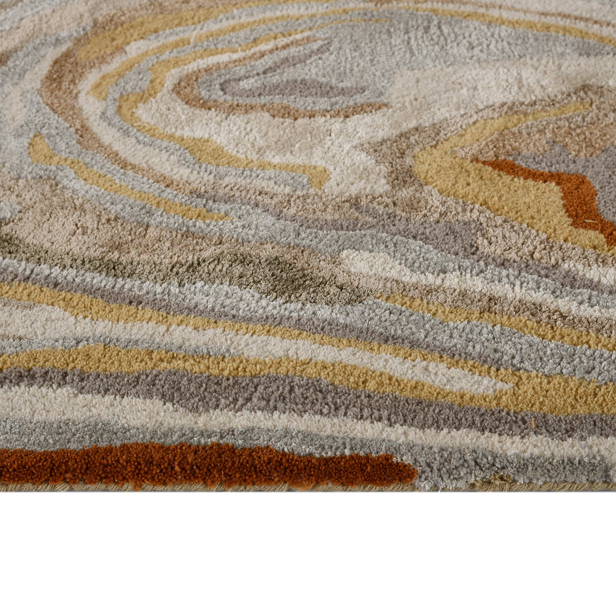 Saraswati Global Rug, Wool Area Rug, 5x8 Feet, Anti Slip & Anti Skid Baking Carpet, Modern Rug, Ideal for Bedroom, Living Room, and Dining Room, Kids Room, Office Rug. Saraswati Global