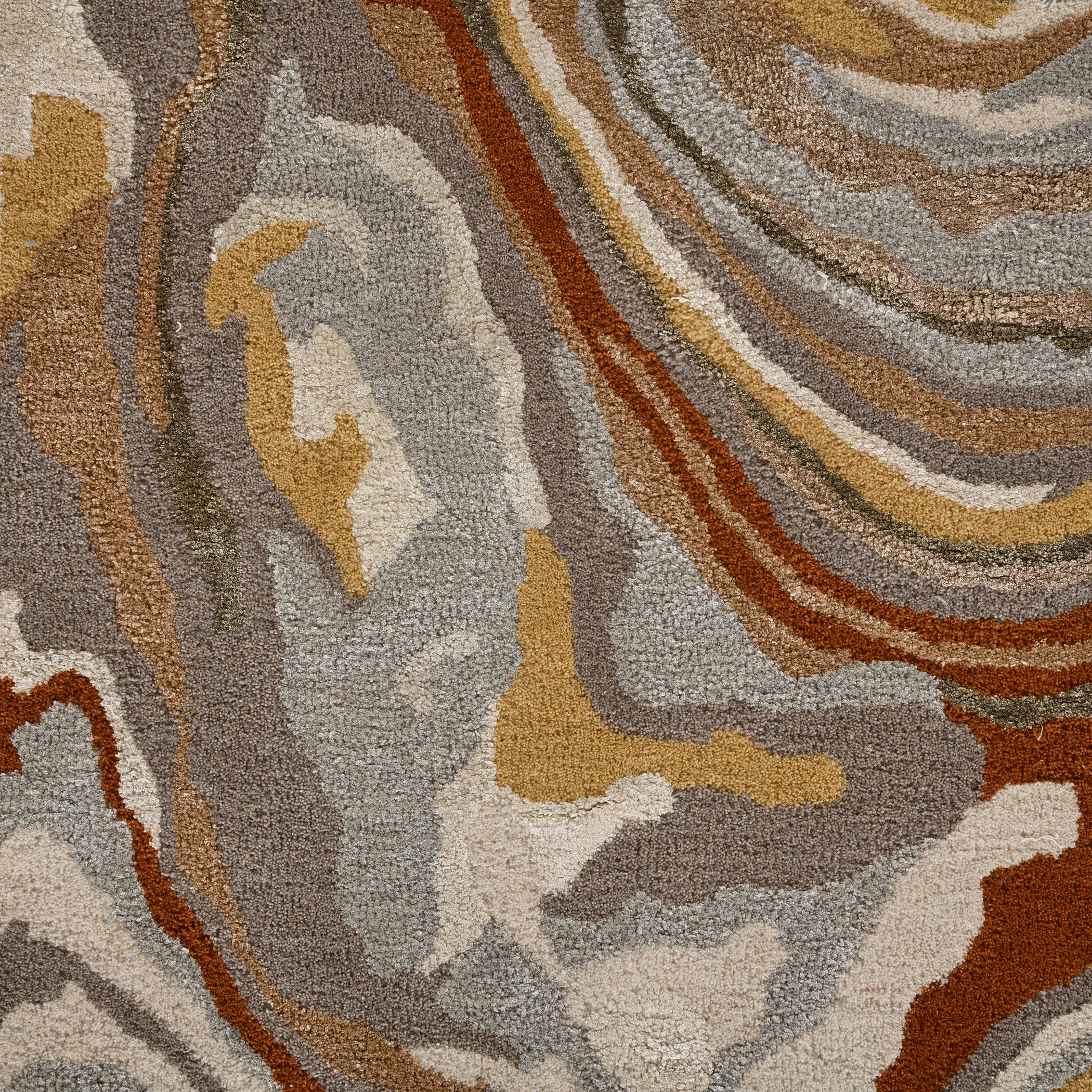 Saraswati Global Rug, Handmade Rug, Wool Area Rug, 8x10 Feet, Anti Slip & Anti Skid Baking Carpet, Modern Rug, Ideal for Bedroom, Living Room, and Dining Room, Kids Room, Office Rug.