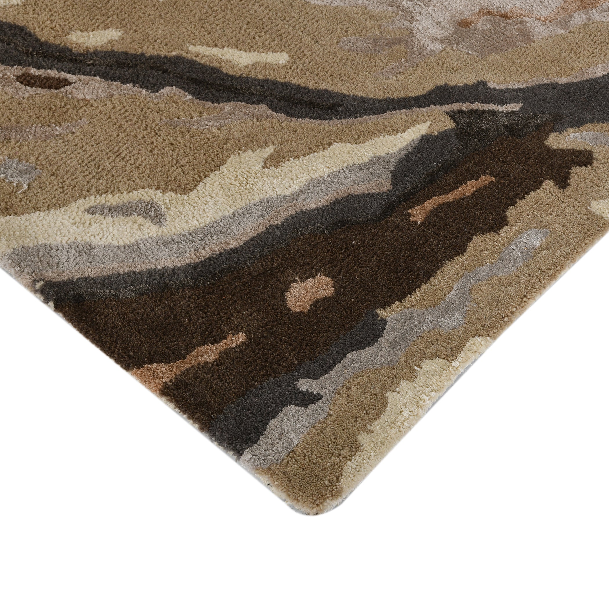 Saraswati Global Rug, Handmade Rug, Wool Area Rug, 8x10 Feet, Anti Slip & Anti Skid Baking Carpet, Modern Rug, Ideal for Bedroom, Living Room, and Dining Room, Kids Room, Office Rug. Saraswati Global