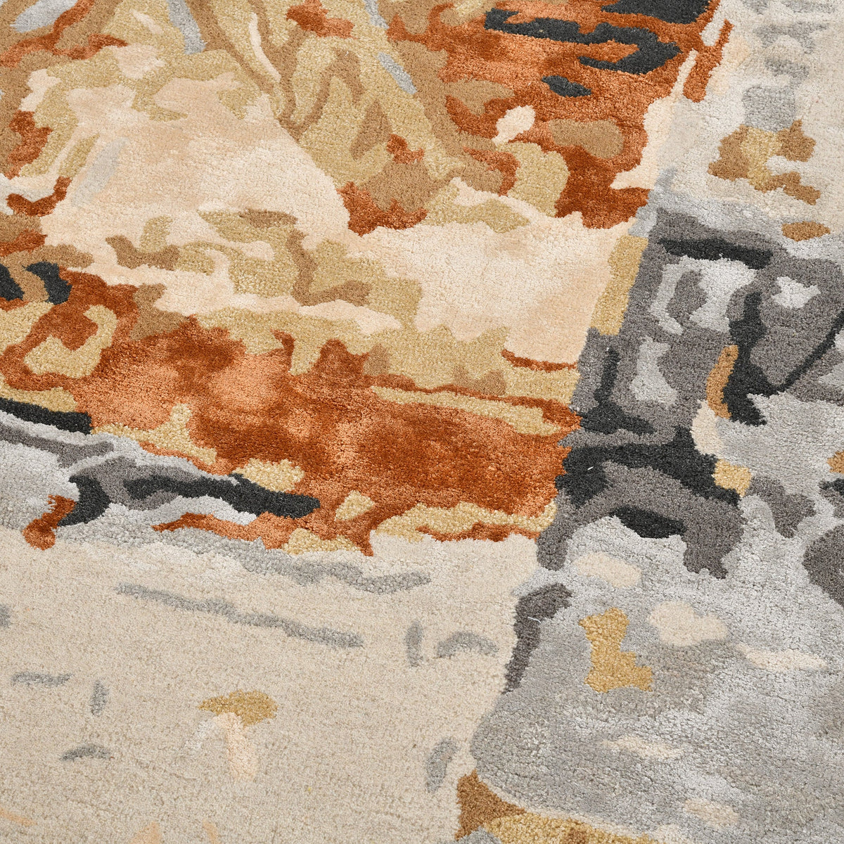 Saraswati Global Rug, Handcrafted Rug, Wool Area Rug, 8x10 Feet, Anti Slip & Anti Skid Baking Carpet, Modern Rug, Ideal for Bedroom, Living Room, and Dining Room, Kids Room, Office Rug. Saraswati Global