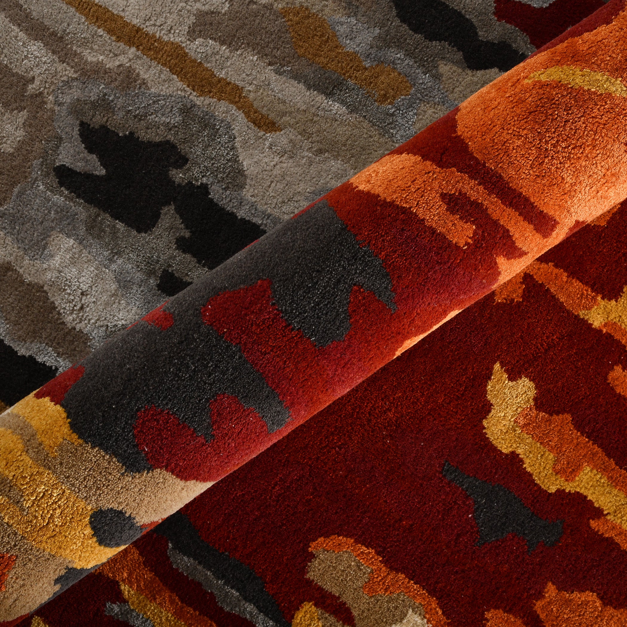 Cubsim Collection Handmade Rug, Wool Area Rug, 5x8 Neutral Design Rug, Anti Slip & Anti Skid Baking Carpet, Indian Rug, Modern Rug, Ideal for Bedroom, Living Room, and Dining Room, Kids Room, Office Rug, Saraswati Global Rug. Saraswati Global
