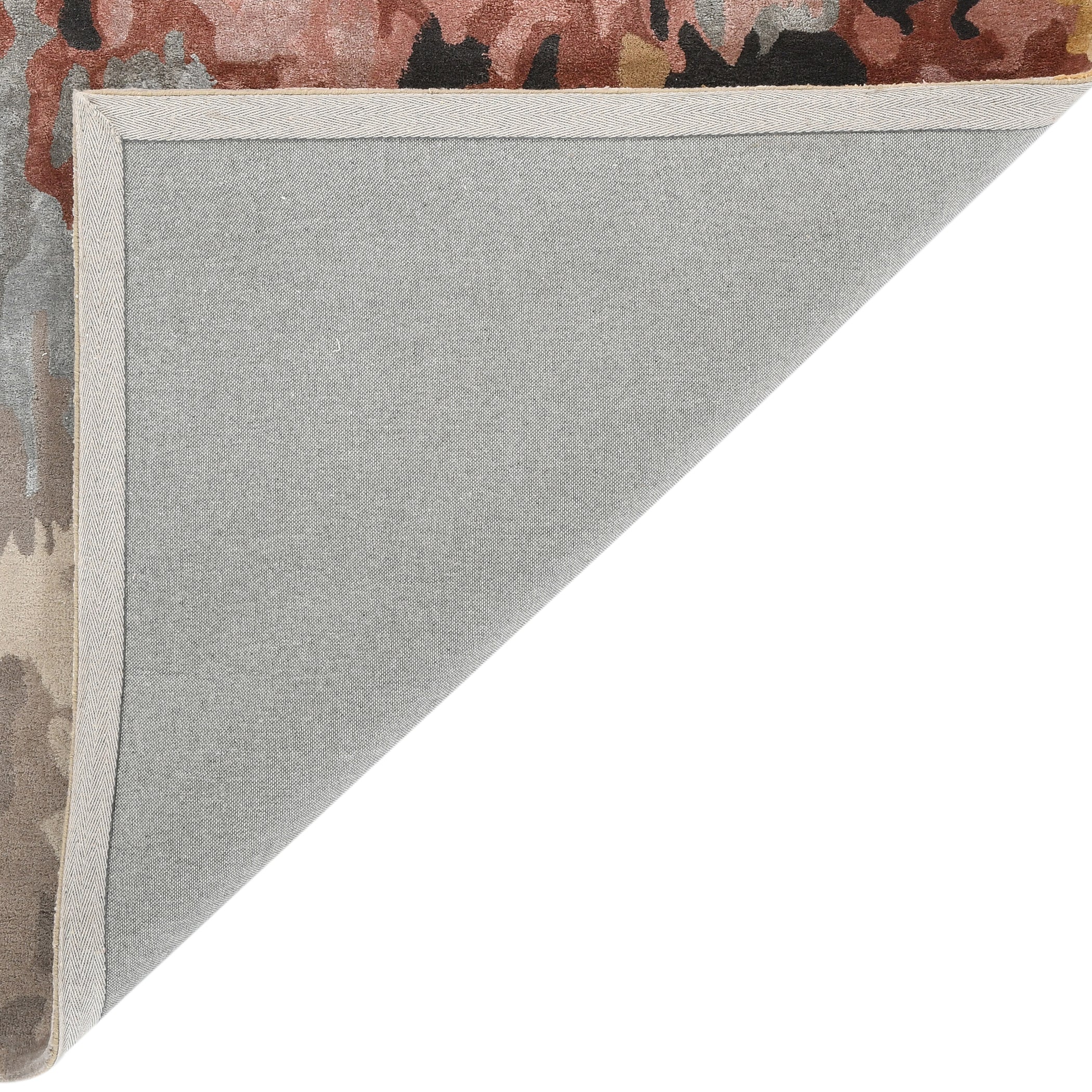 Saraswati Global Rug , Handmade Area Rug, 8x10 Feet, Wool & Viscose Rug, Luxurious Anti-Skid & Anti Slip Backing Carpet , Ideal for Bedroom, Living Room, and Dining Room, Kids Room, Office Rug.