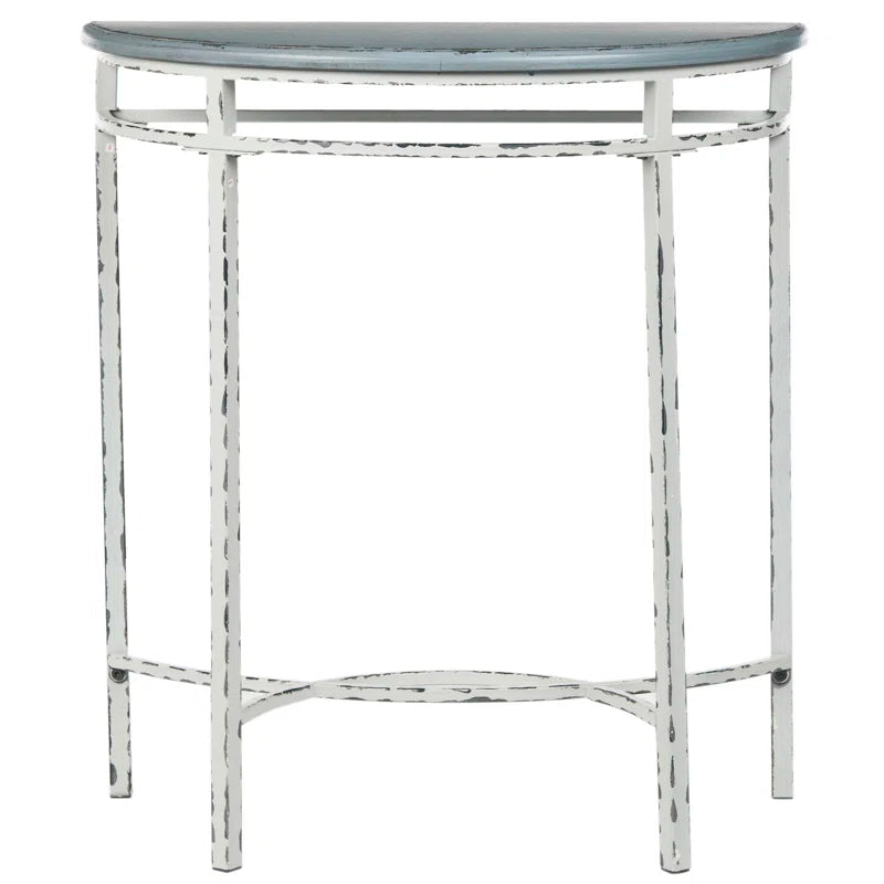 Mario Solid Wood Top Console Table Ouch Cart