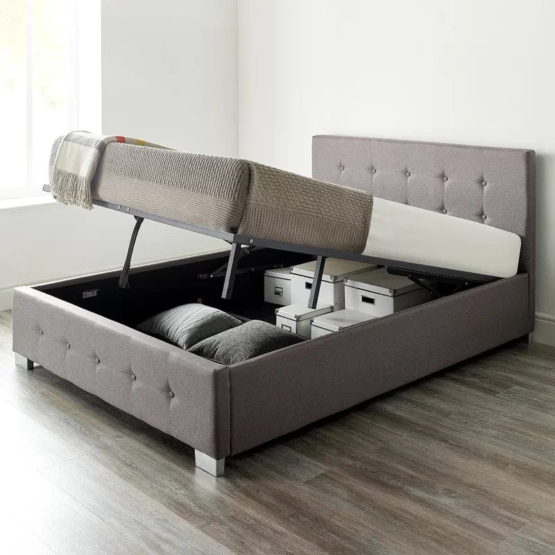 Caddo Fabric Upholstered Ottoman Bed Frame