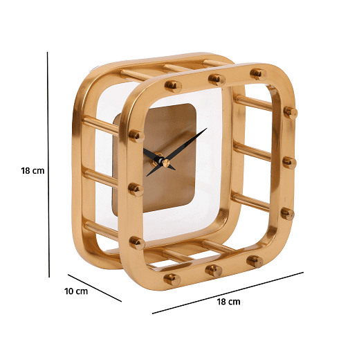 Aurelian Table Clock Gold - Ouch Cart