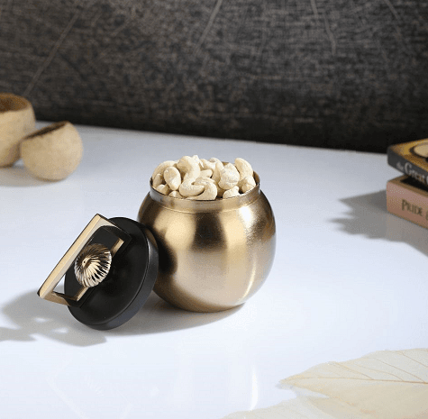 Darius Box in Gold Small Size - Ouch Cart