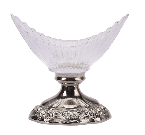 The "Crescent Artistocrat's Glass" Bowl (silver)